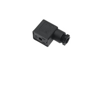 MENCOM SOLENOID VALVE CONNECTOR<BR>FORM B IND 2+G PG9 CG FW 250VAC (BK)